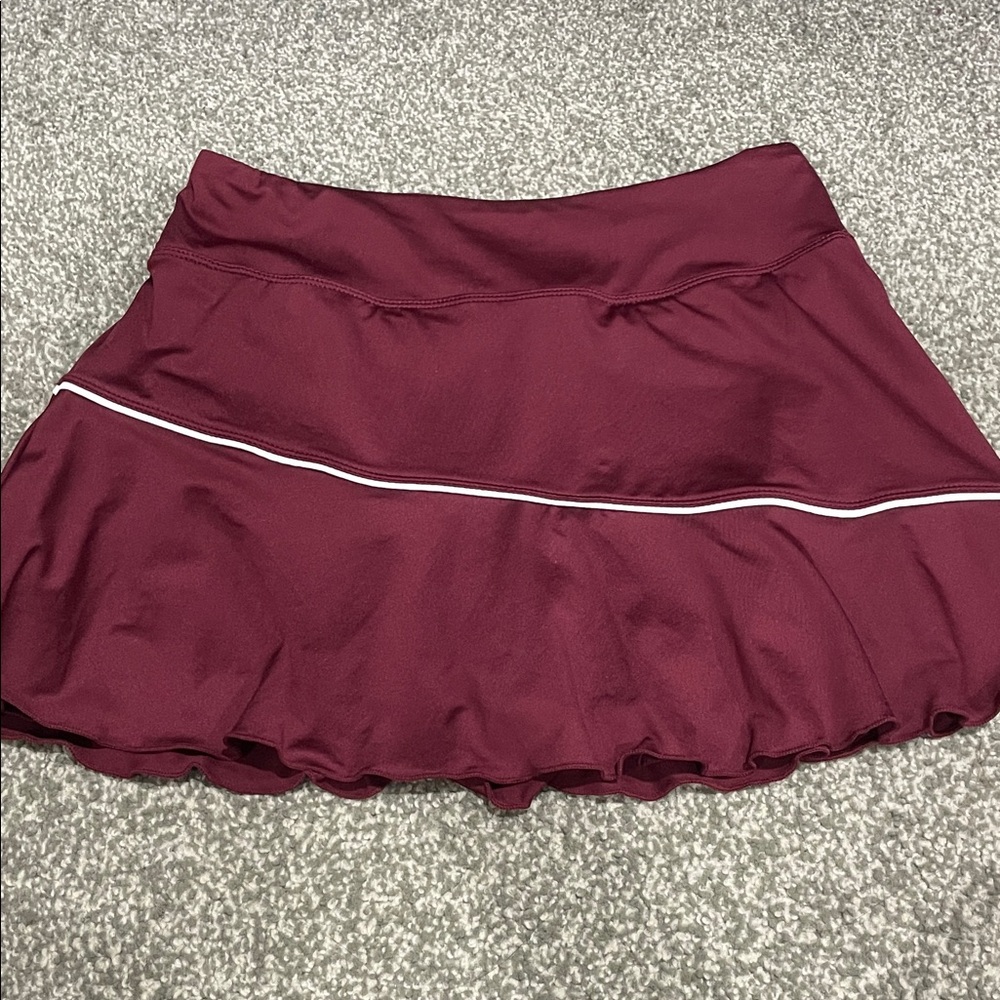 Women's Burgundy Skirt